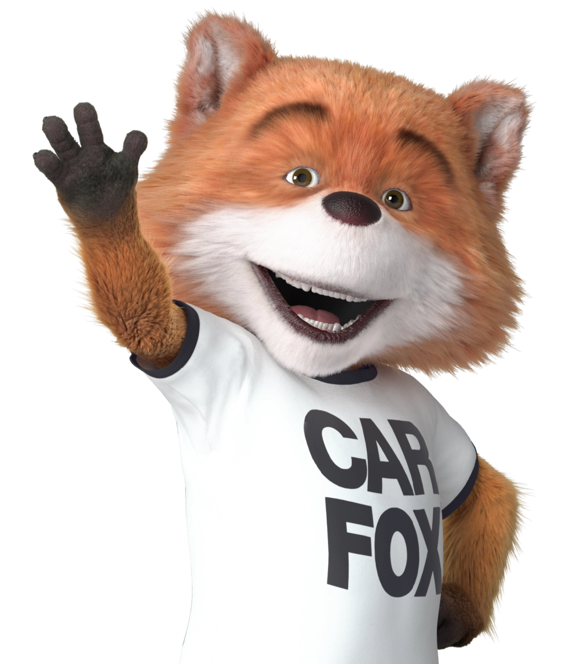 Consulta tu reporte con Carfox feliz